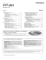 Roland FP-30 Používateľská príručka