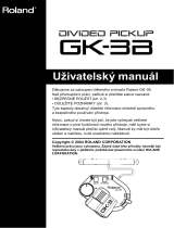 Roland GK-3B Používateľská príručka