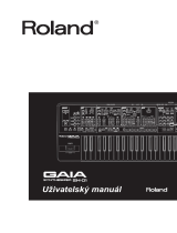 Roland GAIA SH-01 Používateľská príručka