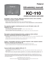 Roland KC-110 Používateľská príručka