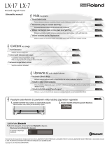 Roland LX-17 Návod na obsluhu