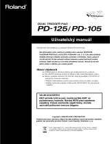 Roland PD-105BK Používateľská príručka