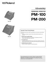 Roland PM-100 Používateľská príručka