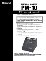 Roland PM-10 Používateľská príručka