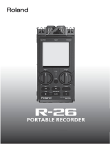 Roland R-26 Používateľská príručka