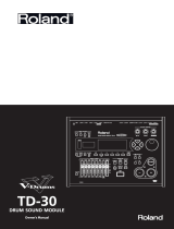 Roland TD-30 Používateľská príručka