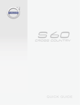 Volvo S60 Cross Country Stručná príručka spustenia
