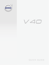 Volvo V40 Stručná príručka spustenia