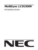 NEC MultiSync® LCD1550VBK Návod na obsluhu