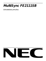 NEC MultiSync® FE2111SB Návod na obsluhu