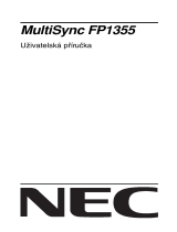 NEC MultiSync® FP1355 Návod na obsluhu