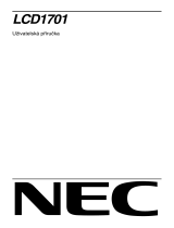 NEC NEC LCD1701 Návod na obsluhu