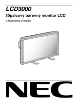 NEC NEC LCD3000 Návod na obsluhu