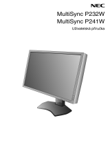 NEC MultiSync® P241W Návod na obsluhu