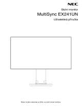 NEC MultiSync EX241UN Návod na obsluhu