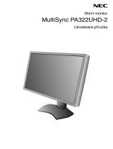 NEC MultiSync PA322UHD-2 Návod na obsluhu