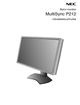 NEC MultiSync P212 Návod na obsluhu