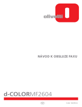Olivetti d-Color MF2603 and d-Color MF2604 Návod na obsluhu
