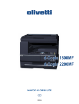 Olivetti d-Copia 1800MF and d-Copia 2200MF Návod na obsluhu