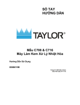 Taylor Model C708/C716 Návod na obsluhu