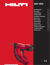 Hilti GX 120 Návod na používanie