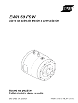 ESAB EWH 50 FSW Používateľská príručka