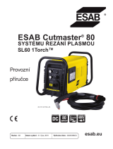 ESAB ESAB Cutmaster 80 Plasma Cutting System Používateľská príručka