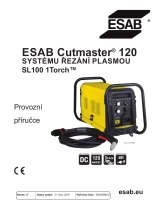 ESAB ESAB Cutmaster 120 Plasma Cutting System Používateľská príručka