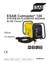 ESAB Cutmaster 120 Plasma Cutting System Používateľská príručka
