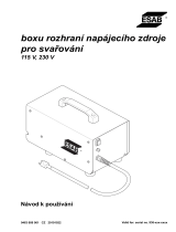 ESAB Welding power source interface Používateľská príručka