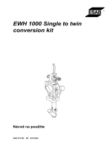 ESAB EWH 1000 Single to twin conversion kit Používateľská príručka