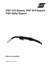 ESAB PSF 315 Expert, PSF 415 Expert, PSF 420w Expert Používateľská príručka