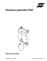 ESAB PAB Používateľská príručka