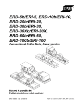 ESAB ERD-30Xb/ERI-30X Používateľská príručka