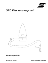 ESAB OPC Flux recovery unit Používateľská príručka