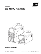 ESAB Tig 1500i, Tig 2200i Používateľská príručka