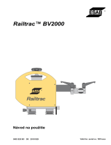 ESAB Railtrac™ BV2000 Používateľská príručka