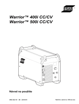 ESAB Warrior™ 500i cc/cv Používateľská príručka