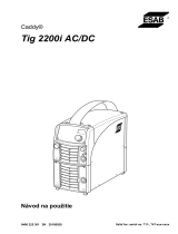 ESAB Caddy® Tig 2200i AC/DC Používateľská príručka