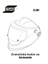 ESAB G30 Používateľská príručka