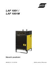 ESAB LAF 1001 / LAF 1001M Používateľská príručka