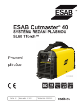 ESAB ESAB Cutmaster 40 Plasma Cutting System Používateľská príručka