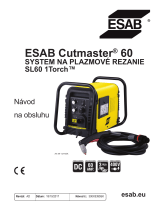 ESAB Cutmaster 60 Plasma Cutting System Používateľská príručka