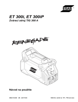 ESAB ET 300i Používateľská príručka