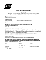 ESAB WeldCloud™ Mobile Vyhlásenie o zhode