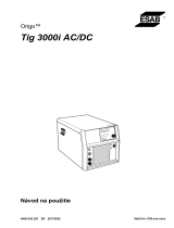 ESAB Tig 3000i AC/DC Používateľská príručka