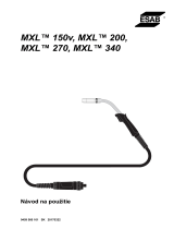 ESAB MXL™ 340 Používateľská príručka