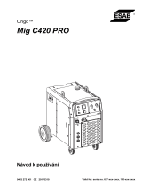 ESAB Mig C420 PRO Používateľská príručka