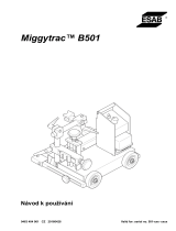 ESAB Miggytrac B501 Používateľská príručka