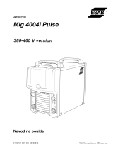 ESAB Aristo Mig 4004i Pulse Používateľská príručka
